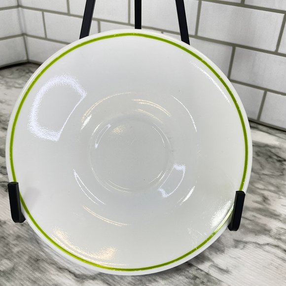 Corelle Meadow Saucer Green Line - Picture 1 of 5